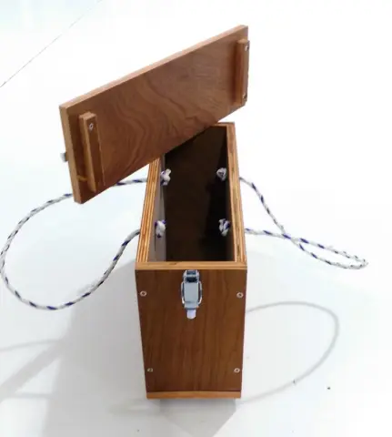 Wooden Transfer Box for 1set Pilot Ladder Magnetic Clamps